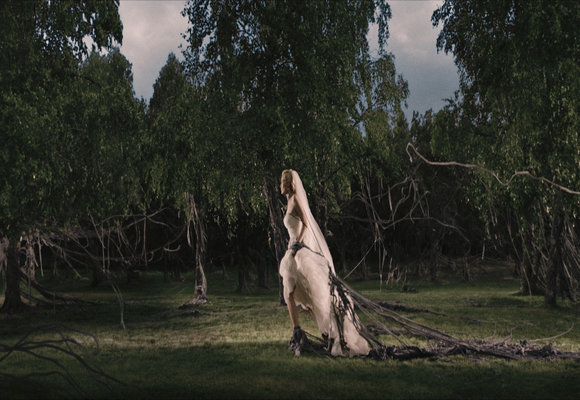 Kirsten Dunst in the movie 'Melancholia