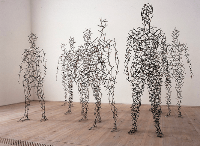 Antony Gormley's sculpture group