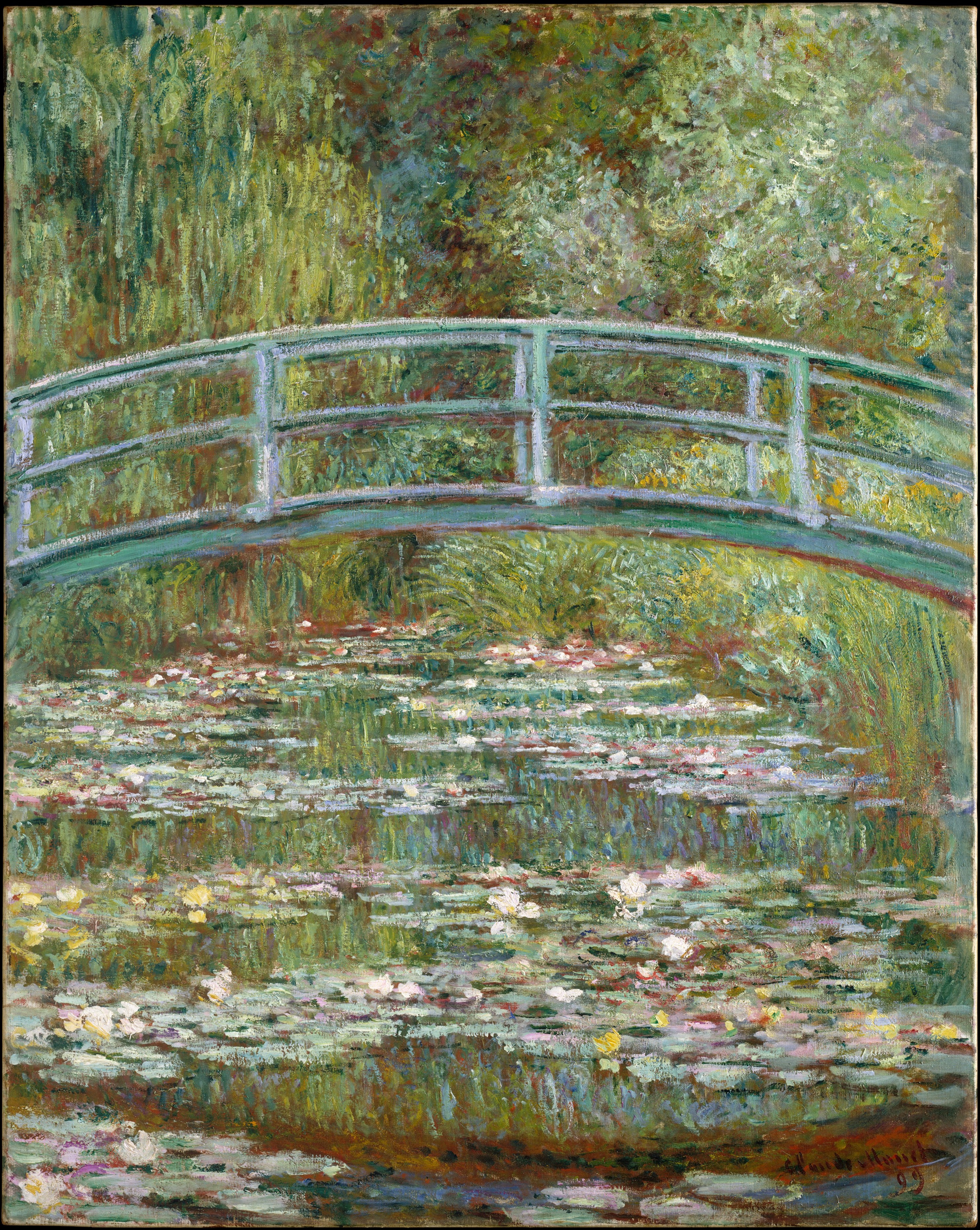 Bridge over a Pond of Water Lilies by Claude Monet